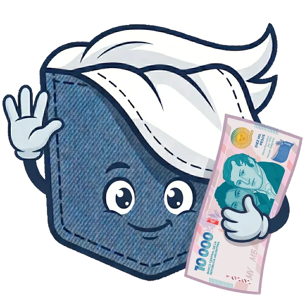 Manguito con billete